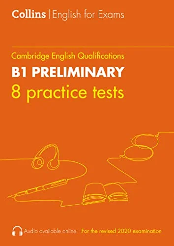 Обкладинка: Collins English for Exams B1 Preliminary. 8 practice tests