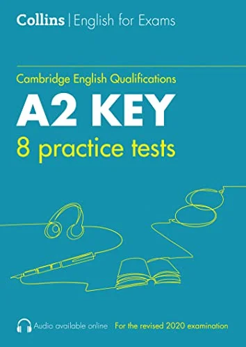 Обкладинка: Collins English for Exams A2 Key (KET). 8 practice tests