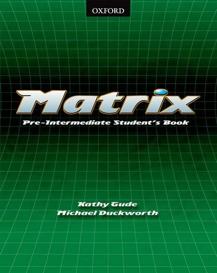 Обкладинка: MATRIX Pre-Intermediate SB
