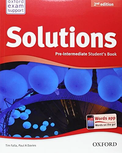 Обкладинка: Solutions Pre-Intermediate 2 Ed. SB Pack