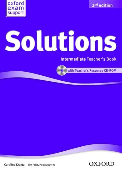 Обкладинка: Solutions Intermediate 2Edit. TB