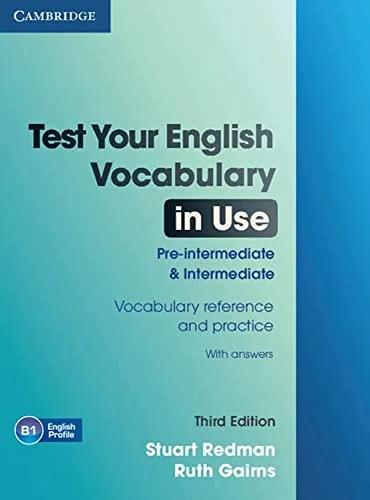 Обкладинка: TEST Your engl. vocab. in Use Pre-inter.+interm. 3 ED.