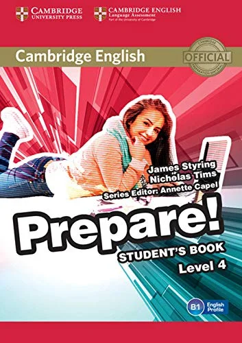 Обкладинка: Cambridge English Prepare Level 4 SB including Companion for Ukraine