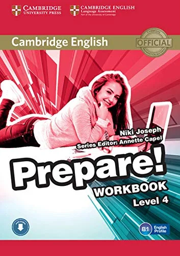 Обкладинка: Cambridge English Prepare Level 4 WB with downloadable Audio