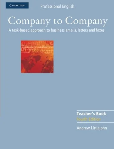 Обкладинка: Company to Company TB