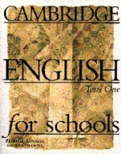 Обкладинка: CAMBRIDGE ENG. FOR SCHOOLS 1 TESTS