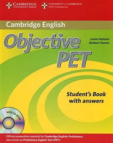 Обкладинка: OBJECTIVE PET 2ed SB with answers with CD-ROM