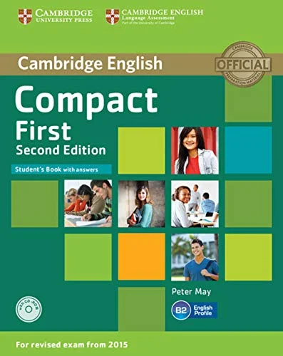 Обкладинка: Compact First 2nd Edition SB with answers with CD-ROM