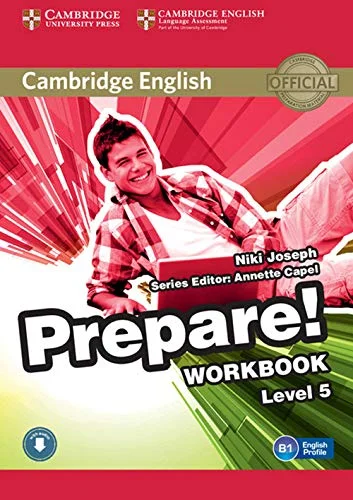 Обкладинка: Cambridge English Prepare Level 5 WB with downloadable Audio