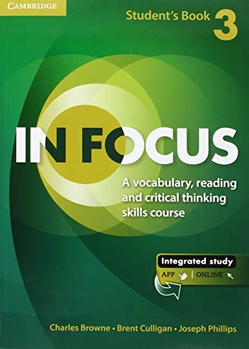 Обкладинка: In Focus 3 Sb with Online Resources