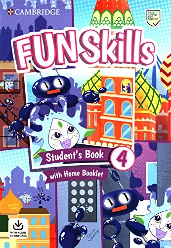 Обкладинка: Fun Skills Level 4 SBwith Home Booklet and Downloadable Audio