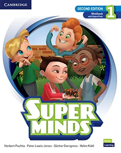 Обкладинка: Super Minds 2 Editions 1 WB with Digital Pack