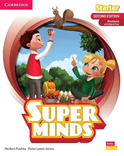 Обкладинка: Super Minds 2 Editions Starter WB + Digital Pack British Engl