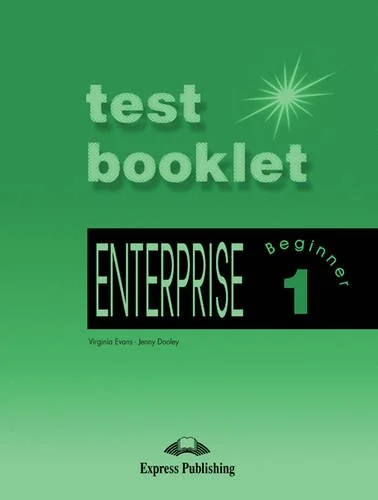 Обкладинка: ENTERPRISE 1 TEST BOOKLET