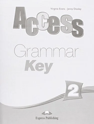 Обкладинка: Access 2 Grammar Key
