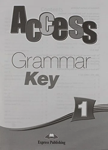 Обкладинка: Access 1 Grammar Key