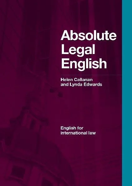 Обкладинка: Absolute Legal English Book with Audio CD