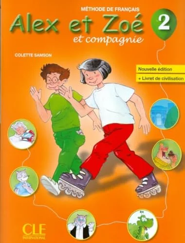 Обкладинка: Alex et Zoe Nouvelle 2 Livre de L'eleve+Livret de civilisation +CD-ROM