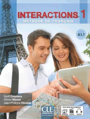 Обкладинка: Interactions 1 Livre + Cahier d'exercices + DVD-ROM