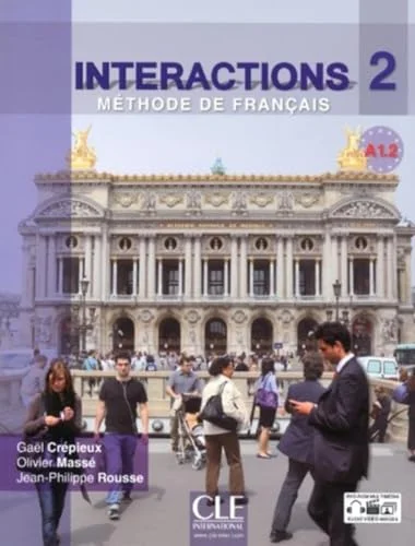 Обкладинка: Interactions 2 Livre + Cahier d'exercices + DVD-ROM
