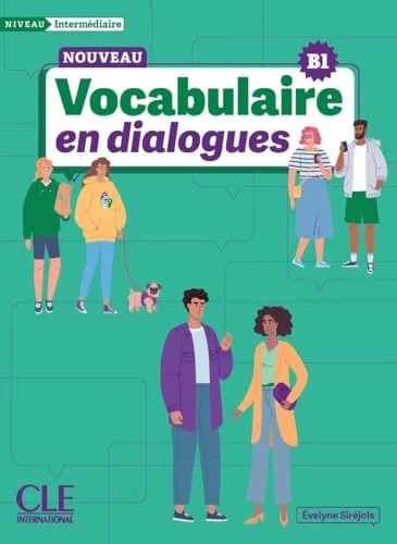 Обкладинка: En dialogues Vocabulaire Intermediare Nouveau Livre B1