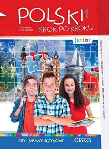 Обкладинка: Krok po kroku Junior 1 Gry i zabawy jezykowe
