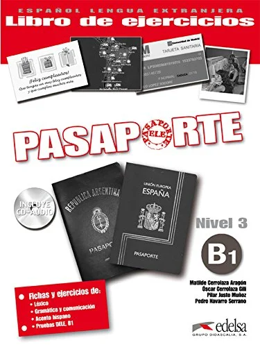 Обкладинка: Pasaporte 3 (B1) Libro del ejercios + CD