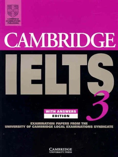 Обкладинка: CAMBRIDGE IELTS 3 SB