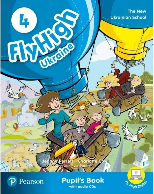 Обкладинка: Fly High 4 Pupil's Book для української школи