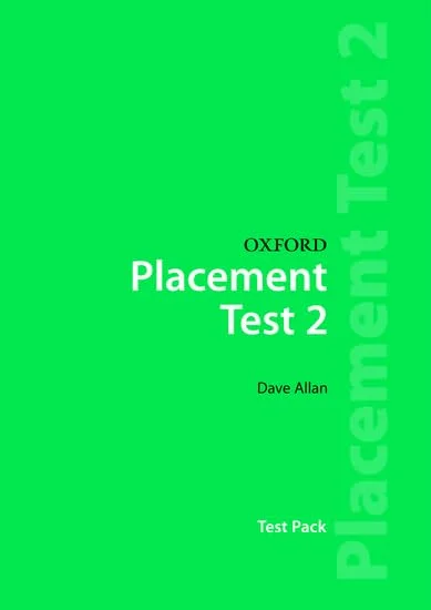 Обкладинка: Oxford Plasement Tests 2 Pack