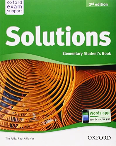 Обкладинка: Solutions Elementary 2nd ed. SB