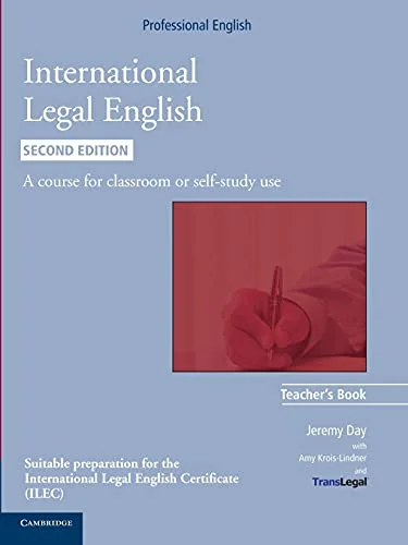 Обкладинка: International Legal English 2 Ed. TB