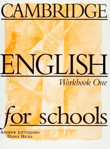 Обкладинка: CAMBRIDGE ENG. FOR SCHOOLS 1 TB