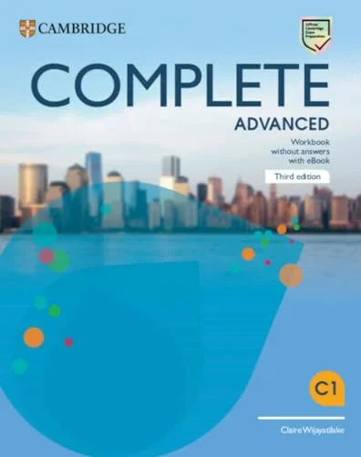 Обкладинка: Complete Advanced 3rd ed. WB without key and eBook