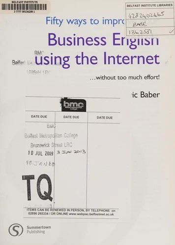 Обкладинка: 50 ways to improve your Business English using the internet